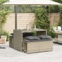 3-teiliges Garten-Esszimmer-Set Kissen synthetisches Rattan hellgrau von , Gartensets - Ref: Foro24-4003907, Preis: 242,61 €,...