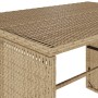 Set comedor de jardín 3 pzas con cojines ratán sintético beige de , Conjuntos de jardín - Ref: Foro24-4003905, Precio: 242,41...