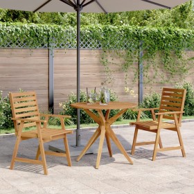 3-teiliges Garten-Esszimmerset aus massivem Akazienholz von , Gartensets - Ref: Foro24-3283564, Preis: 256,86 €, Rabatt: %