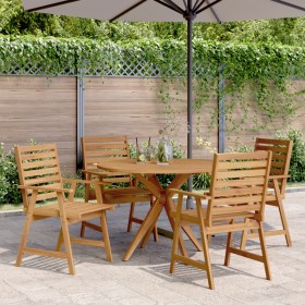 5-piece solid acacia wood garden dining set by , Garden sets - Ref: Foro24-3283566, Price: 417,56 €, Discount: %