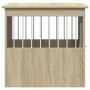 Engineered wood dog crate in Sonoma oak, 45x62x59 cm by , Dog kennels - Ref: Foro24-847488, Price: 78,90 €, Discount: %