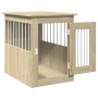 Hundekäfig aus Sonoma Eiche 45x62x59 cm von , Hundehütten - Ref: Foro24-847488, Preis: 72,93 €, Rabatt: %