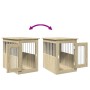 Jaula para perros madera de ingeniería roble Sonoma 45x62x59 cm de , Casetas para perros - Ref: Foro24-847488, Precio: 78,99 ...