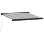 Toldo retráctil aluminio y tela gris antracita y blanco 3x2,5 m de , Toldos - Ref: Foro24-3216128, Precio: 497,61 €, Descuent...