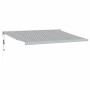 Toldo retráctil aluminio y tela gris antracita y blanco 4x3 m de , Toldos - Ref: Foro24-3216135, Precio: 1,00 €, Descuento: %