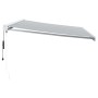 Toldo retráctil aluminio y tela gris antracita y blanco 5x3 m de , Toldos - Ref: Foro24-3216137, Precio: 789,80 €, Descuento: %