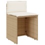 Gartenstühle und Tisch 3 Stück synthetisches Rattan Kissen beige von , Gartensets - Ref: Foro24-4003877, Preis: 200,92 €, Rab...