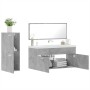 Set muebles de baño 2 piezas madera contrachapada gris hormigón de , Muebles de baño - Ref: Foro24-3308534, Precio: 102,34 €,...