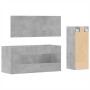 2-teiliges Badmöbel-Set Sperrholz Beton grau von , Badezimmermöbel - Ref: Foro24-3308534, Preis: 100,38 €, Rabatt: %