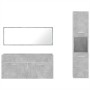 2-teiliges Badmöbel-Set Sperrholz Beton grau von , Badezimmermöbel - Ref: Foro24-3308529, Preis: 139,33 €, Rabatt: %