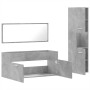 2-teiliges Badmöbel-Set Sperrholz Beton grau von , Badezimmermöbel - Ref: Foro24-3308529, Preis: 139,33 €, Rabatt: %