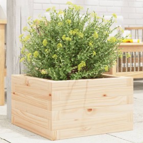 Solid pine wood planter 40x40x23 cm by , Pots and planters - Ref: Foro24-847178, Price: 37,09 €, Discount: %