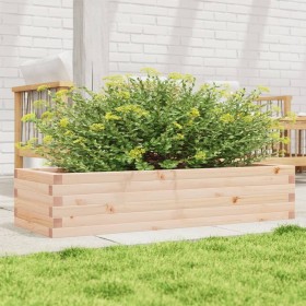 Jardinera de madera maciza de pino 110x40x23 cm de , Maceteros y jardineras - Ref: Foro24-847228, Precio: 60,99 €, Descuento: %