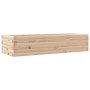 Jardinera de madera maciza de pino 110x40x23 cm de , Maceteros y jardineras - Ref: Foro24-847228, Precio: 60,99 €, Descuento: %