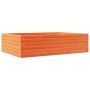 Solid pine wood planter in brown wax 90x60x23 cm by , Pots and planters - Ref: Foro24-847235, Price: 72,65 €, Discount: %