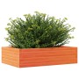 Solid pine wood planter in brown wax 90x60x23 cm by , Pots and planters - Ref: Foro24-847235, Price: 72,65 €, Discount: %