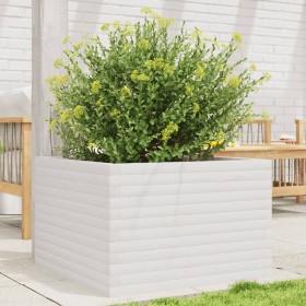 Solid white pine wood planter 70x70x45.5 cm by , Pots and planters - Ref: Foro24-847254, Price: 123,99 €, Discount: %