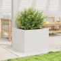 Solid white pine wood planter 60x60x45.5 cm by , Pots and planters - Ref: Foro24-847249, Price: 108,79 €, Discount: %