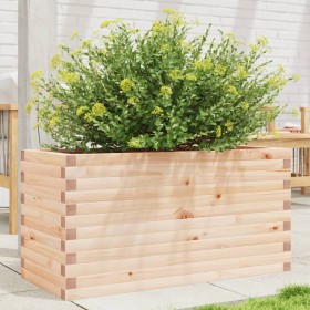 Jardinera de madera maciza de pino 90x40x45,5 cm de , Maceteros y jardineras - Ref: Foro24-847268, Precio: 97,99 €, Descuento: %