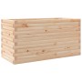 Solid pine wood planter 90x40x45.5 cm by , Pots and planters - Ref: Foro24-847268, Price: 97,99 €, Discount: %