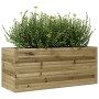 Pine wood planter impregnated 110x40x45.5 cm by , Pots and planters - Ref: Foro24-847277, Price: 121,36 €, Discount: %