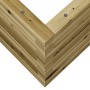 Pine wood planter box treated with preservatives, 90x60x45.5 cm by , Pots and planters - Ref: Foro24-847282, Price: 120,44 €,...