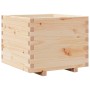 Solid pine wood planter 60x60x49.5 cm by , Pots and planters - Ref: Foro24-847358, Price: 102,99 €, Discount: %