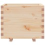 Solid pine wood planter 60x60x49.5 cm by , Pots and planters - Ref: Foro24-847358, Price: 102,99 €, Discount: %