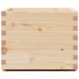 Jardinera madera maciza de pino 60x60x49,5 cm de , Maceteros y jardineras - Ref: Foro24-847358, Precio: 102,99 €, Descuento: %