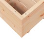 Solid pine wood planter 60x60x49.5 cm by , Pots and planters - Ref: Foro24-847358, Price: 102,99 €, Discount: %