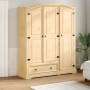 Corona wardrobe made of solid pine wood 151.5x52x186 cm by , Wardrobes - Ref: Foro24-4012160, Price: 555,61 €, Discount: %