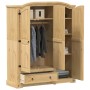 Corona wardrobe made of solid pine wood 151.5x52x186 cm by , Wardrobes - Ref: Foro24-4012160, Price: 533,65 €, Discount: %