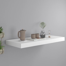 White MDF floating wall shelf 60x23.5x3.8 cm by vidaXL, Shelves and shelves - Ref: Foro24-323811, Price: 17,76 €, Discount: %