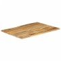 Solid mango wood natural edge table top 110x80x2.5 cm by , Table tops - Ref: Foro24-370725, Price: 101,31 €, Discount: %