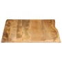 Solid mango wood natural edge table top 110x80x2.5 cm by , Table tops - Ref: Foro24-370725, Price: 101,31 €, Discount: %