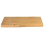 Solid mango wood natural edge table top 50x40x3.8 cm by , Table tops - Ref: Foro24-370727, Price: 34,35 €, Discount: %