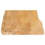 Solid mango wood natural edge table top 50x40x3.8 cm by , Table tops - Ref: Foro24-370727, Price: 34,35 €, Discount: %