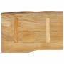 Solid mango wood natural edge table top 50x40x3.8 cm by , Table tops - Ref: Foro24-370727, Price: 34,35 €, Discount: %