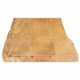 Tablero de mesa borde natural madera maciza mango 90x40x3,8 cm de , Tableros para mesas - Ref: Foro24-370731, Precio: 62,99 €...