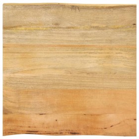 Solid mango wood natural edge table top 60x60x3.8 cm by , Table tops - Ref: Foro24-370738, Price: 61,84 €, Discount: %