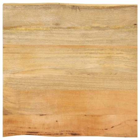 Solid mango wood natural edge table top 60x60x3.8 cm by , Table tops - Ref: Foro24-370738, Price: 61,84 €, Discount: %