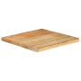 Solid mango wood natural edge table top 60x60x3.8 cm by , Table tops - Ref: Foro24-370738, Price: 61,84 €, Discount: %