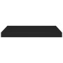 Black floating wall shelf MDF 60x23.5x3.8 cm by vidaXL, Shelves and shelves - Ref: Foro24-323832, Price: 17,32 €, Discount: %