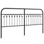 Cabecero de metal negro 180 cm de , Cabeceros y pies de cama - Ref: Foro24-376636, Precio: 67,88 €, Descuento: %