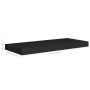 Black floating wall shelf MDF 60x23.5x3.8 cm by vidaXL, Shelves and shelves - Ref: Foro24-323832, Price: 17,32 €, Discount: %