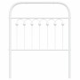 White metal headboard 80 cm by , Headboards and footboards - Ref: Foro24-376676, Price: 37,84 €, Discount: %