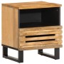 Bedside tables 2 units solid rough mango wood 40x34x46 cm by , Nightstands - Ref: Foro24-377467, Price: 142,63 €, Discount: %