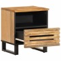 Bedside tables 2 units solid rough mango wood 40x34x46 cm by , Nightstands - Ref: Foro24-377467, Price: 142,63 €, Discount: %