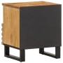 Bedside tables 2 units solid rough mango wood 40x34x46 cm by , Nightstands - Ref: Foro24-377467, Price: 142,63 €, Discount: %