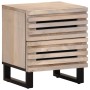 Mesitas de noche 2 uds madera de mango blanqueado 40x34x46 cm de , Mesitas de noche - Ref: Foro24-377433, Precio: 171,99 €, D...